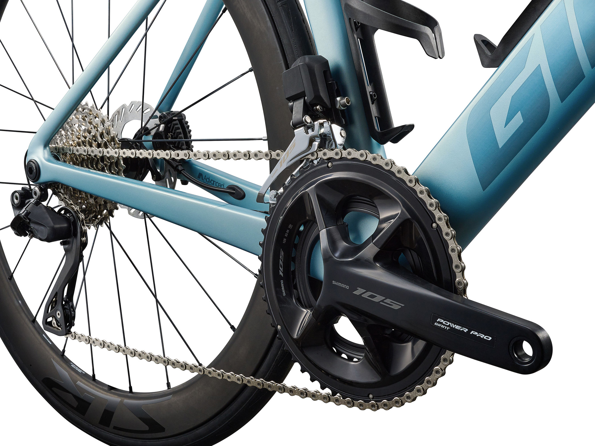 Giant Propel Advanced Pro 1 Di2 Cryo Silver Road Bike Carbon
